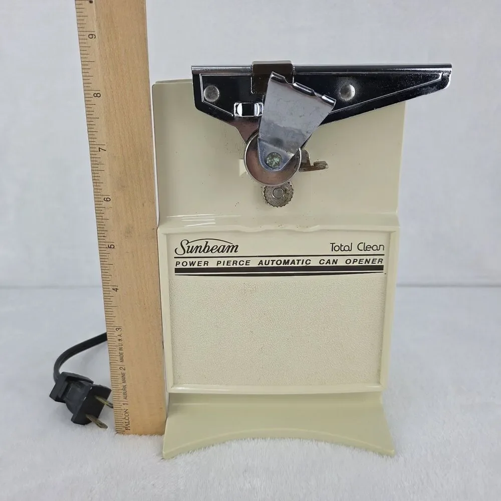 Vintage Sunbeam Total Clean Power Pierce Can Opener Cat No 05206 Tested Works